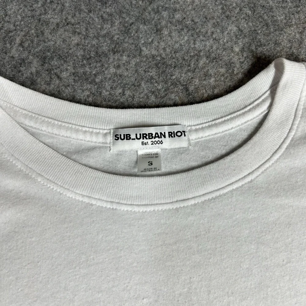 Suburban Riot Shirt Womens Small Be a Nice Human Graphic Tee Casual Cotton